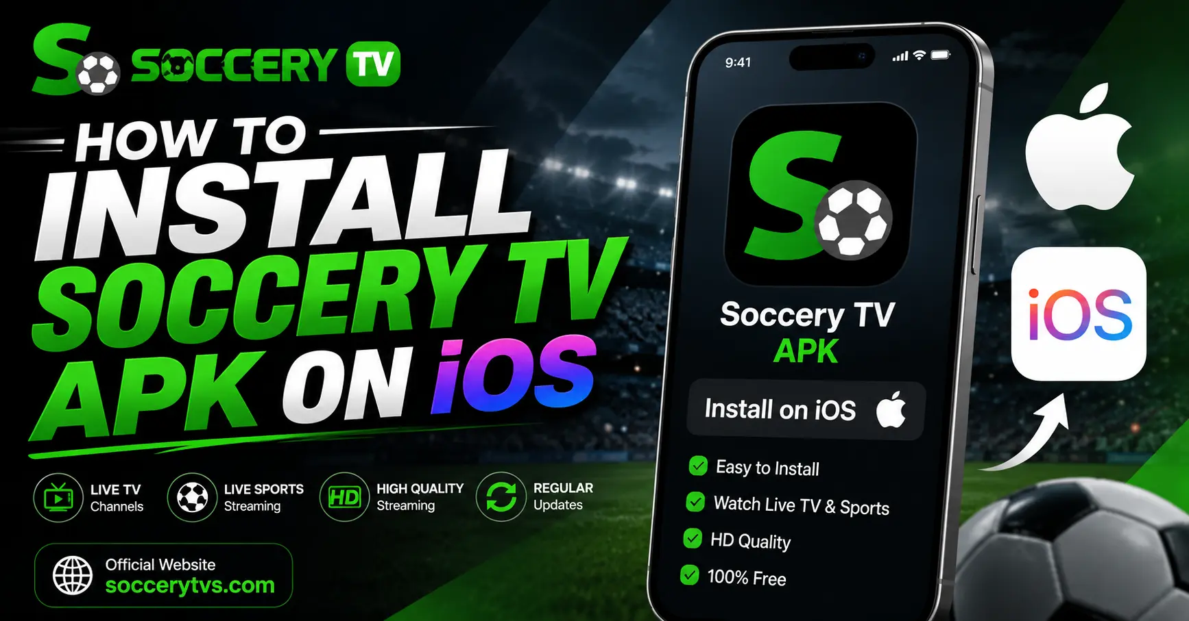 How to Install Soccery TV APK on iOS