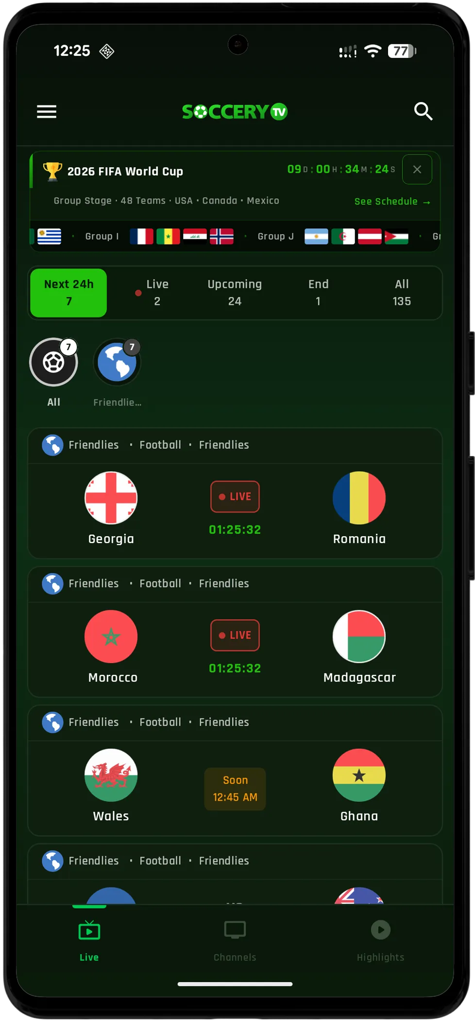 Fixtures & results